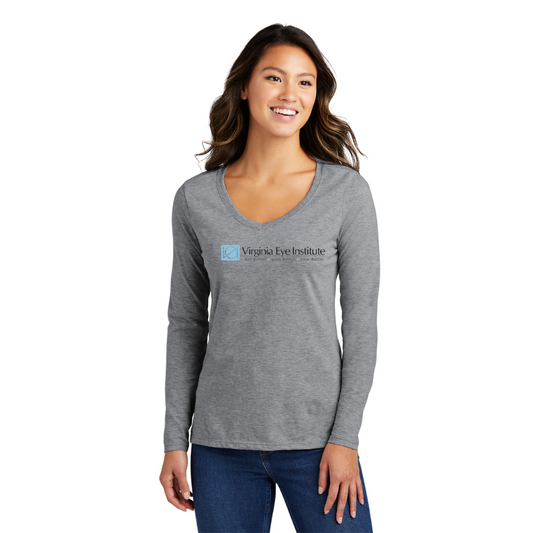 Women's Long Sleeve V-Neck Tee
