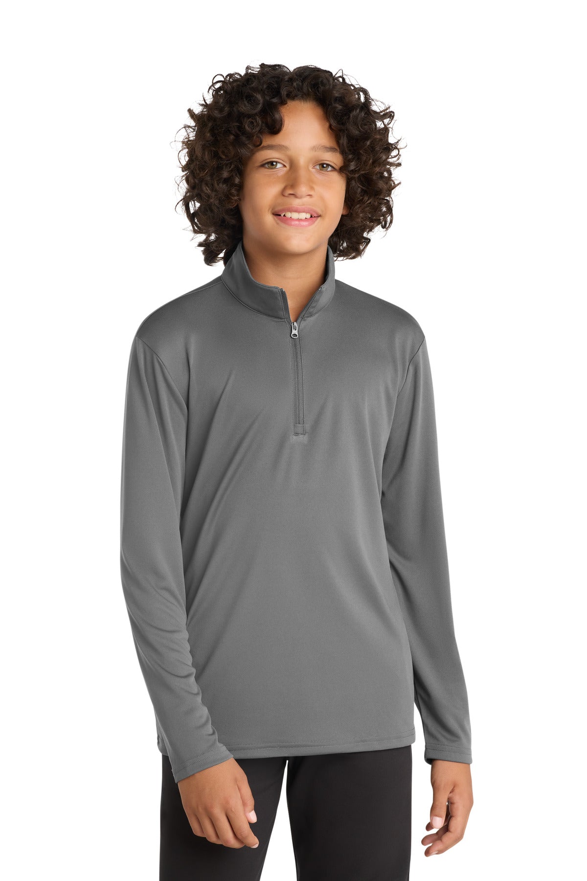 Sport-Tek ® Youth PosiCharge ® Competitor ™ 1/4-Zip Pullover. YST357
