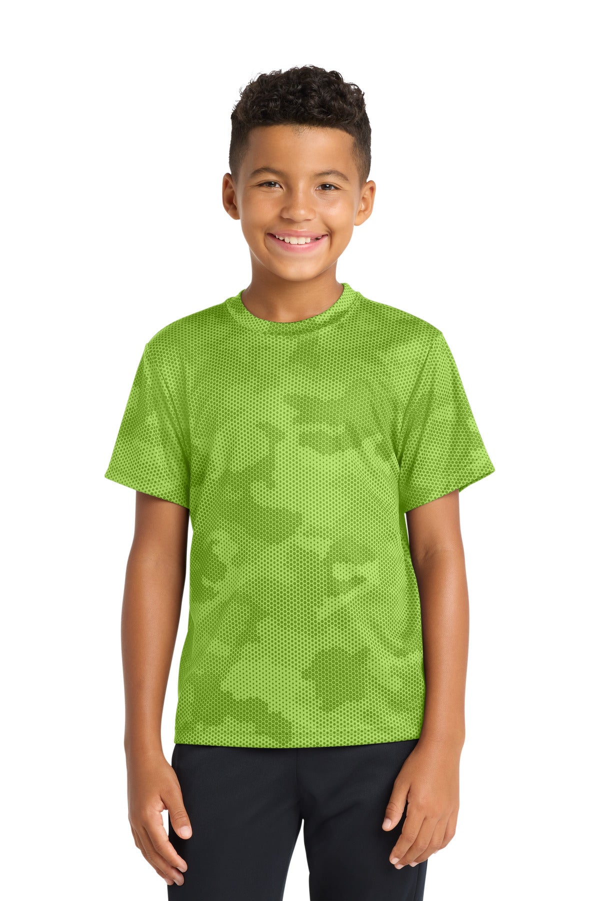 Sport-Tek® Youth CamoHex Tee. YST370