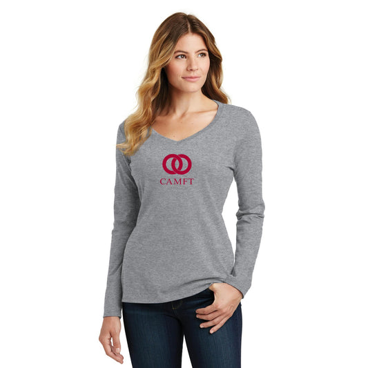 Women's Long Sleeve V-Neck Tee