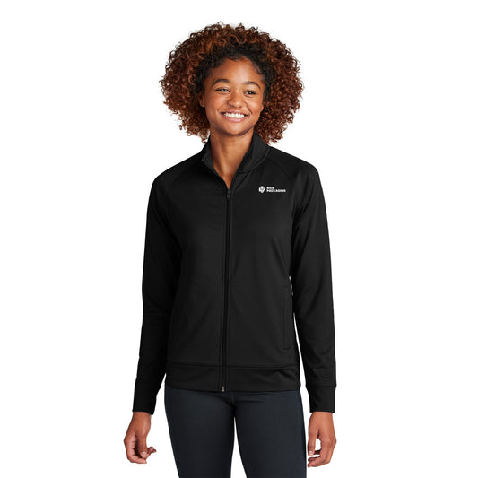 Sport-Tek® Women's Sport-Wick® Stretch Full-Zip Cadet Jacket