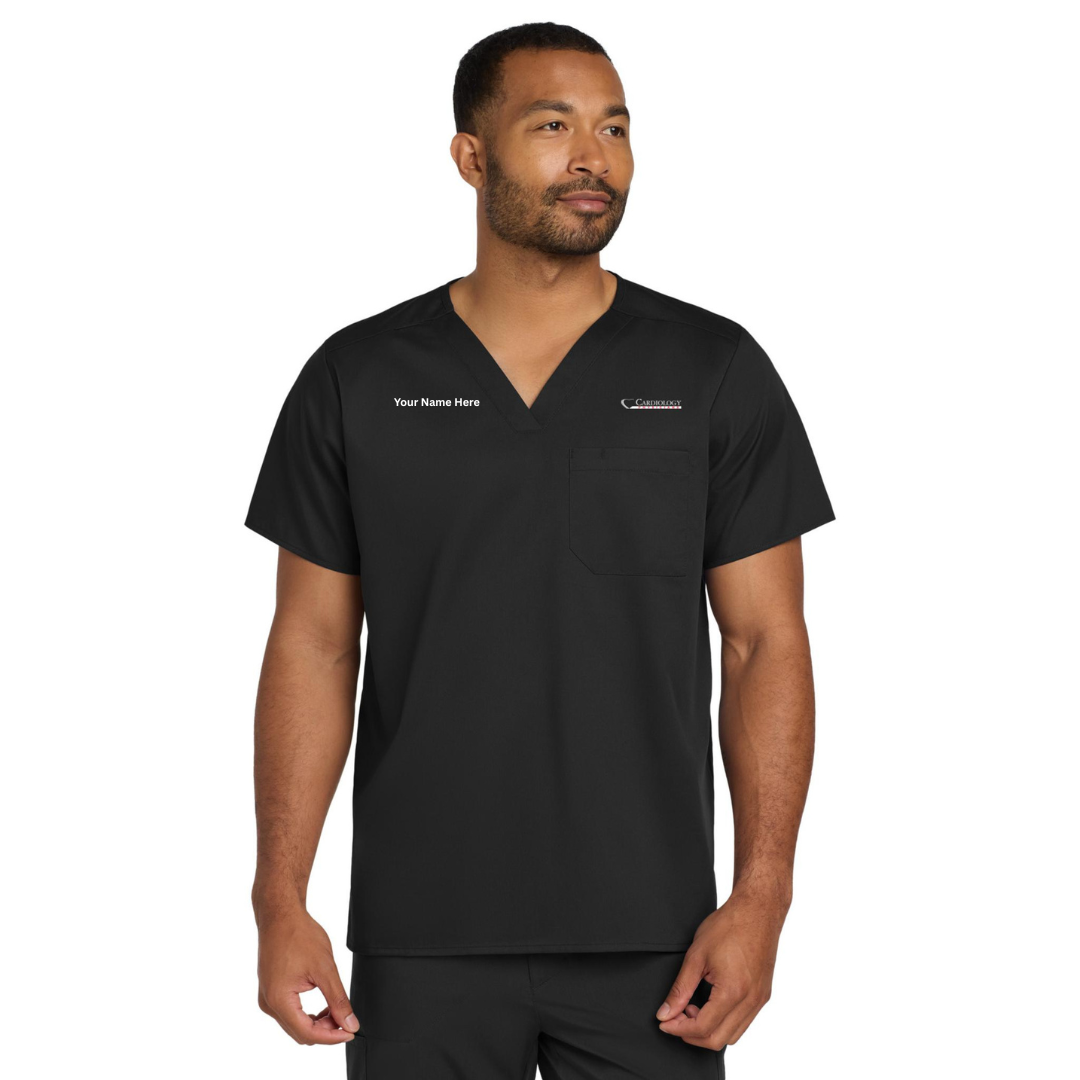 Wink Unisex WorkFlex Chest Pocket V-Neck Top