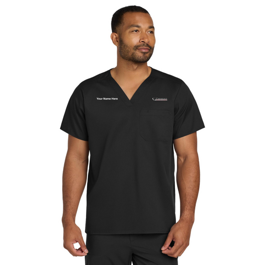 Wink Unisex WorkFlex Chest Pocket V-Neck Top