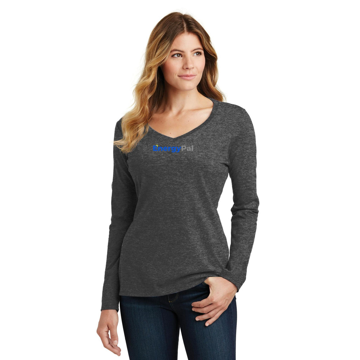 Women's Long Sleeve V-Neck Tee