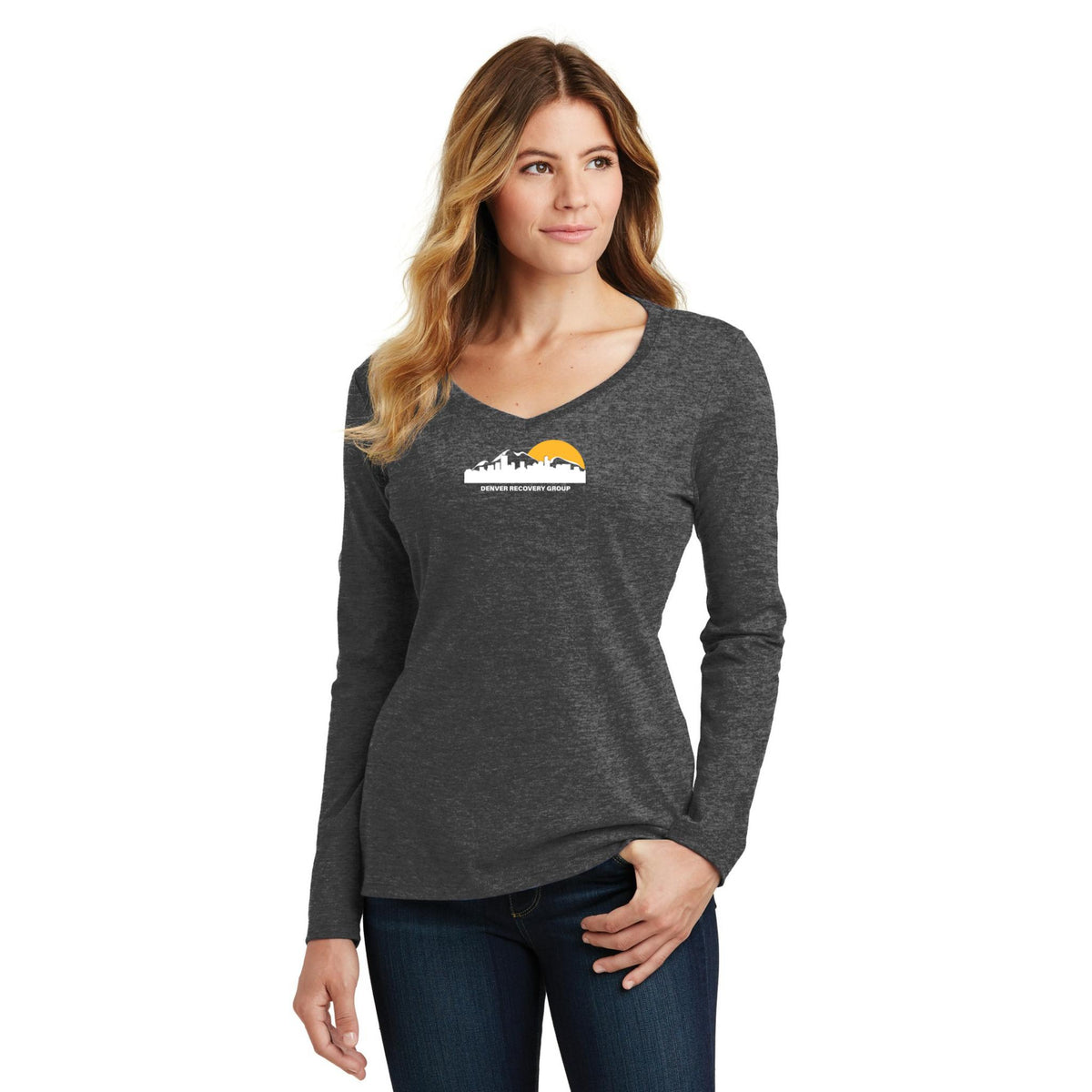 Women's Long Sleeve V-Neck Tee
