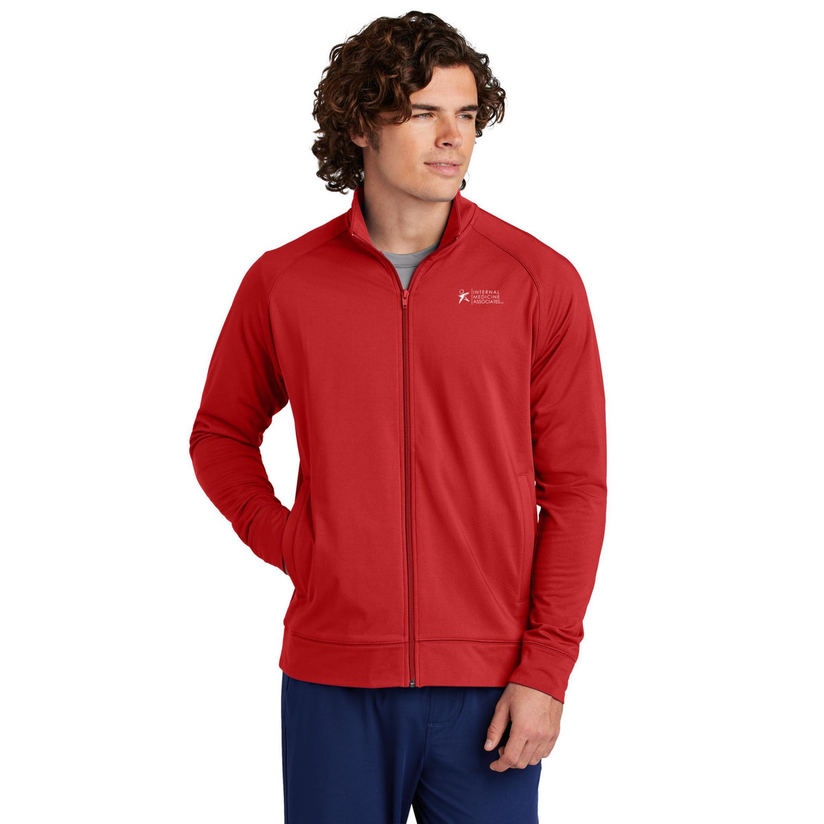 Sport-Tek® Sport-Wick® Stretch Full-Zip Cadet Jacket