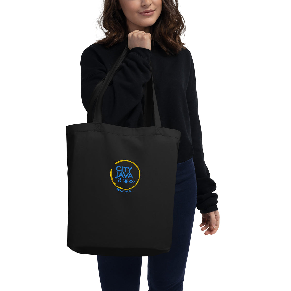 Embroidered Eco Tote Bag