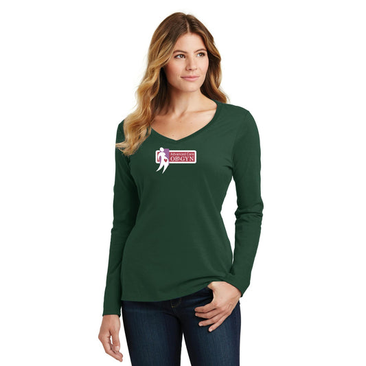 Women's Long Sleeve V-Neck Tee