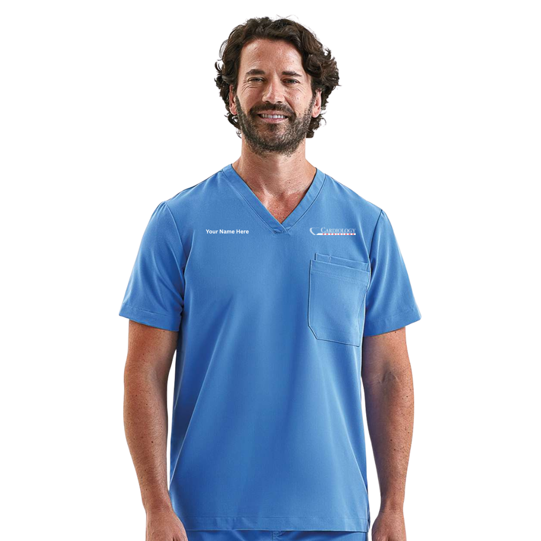 Onna Men's Limitless V-Neck Stretch Scrub Top
