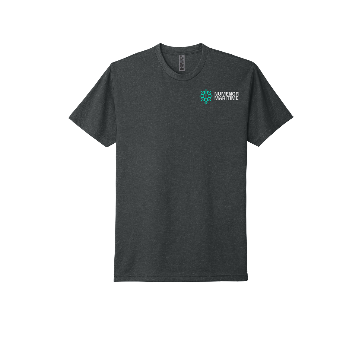 numenormaritime-next-level-lightweight-tee-dtf-front-nl6210-charcoal-flat-front