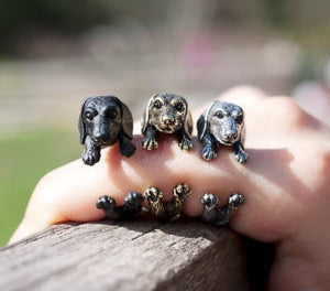 Vintage Dachshund Ring by Dach Everywhere