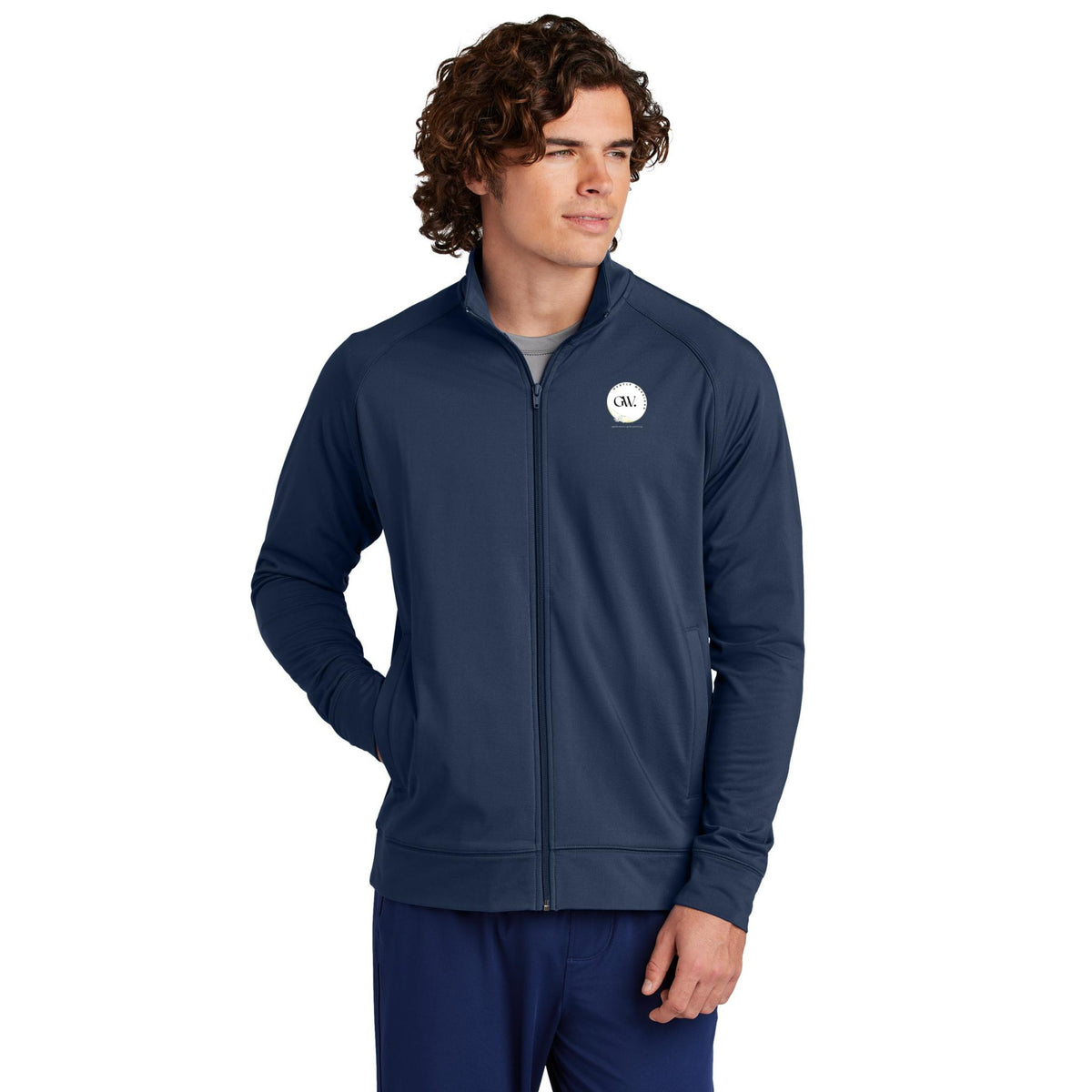 Sport-Tek® Sport-Wick® Stretch Full-Zip Cadet Jacket