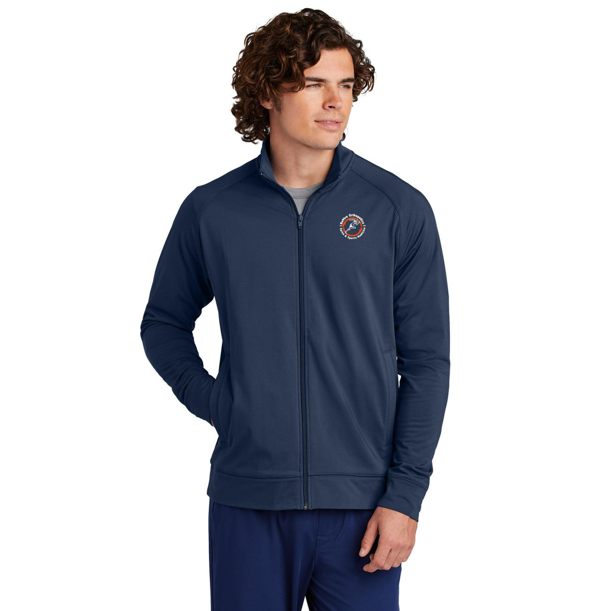 Sport-Tek® Sport-Wick® Stretch Full-Zip Cadet Jacket