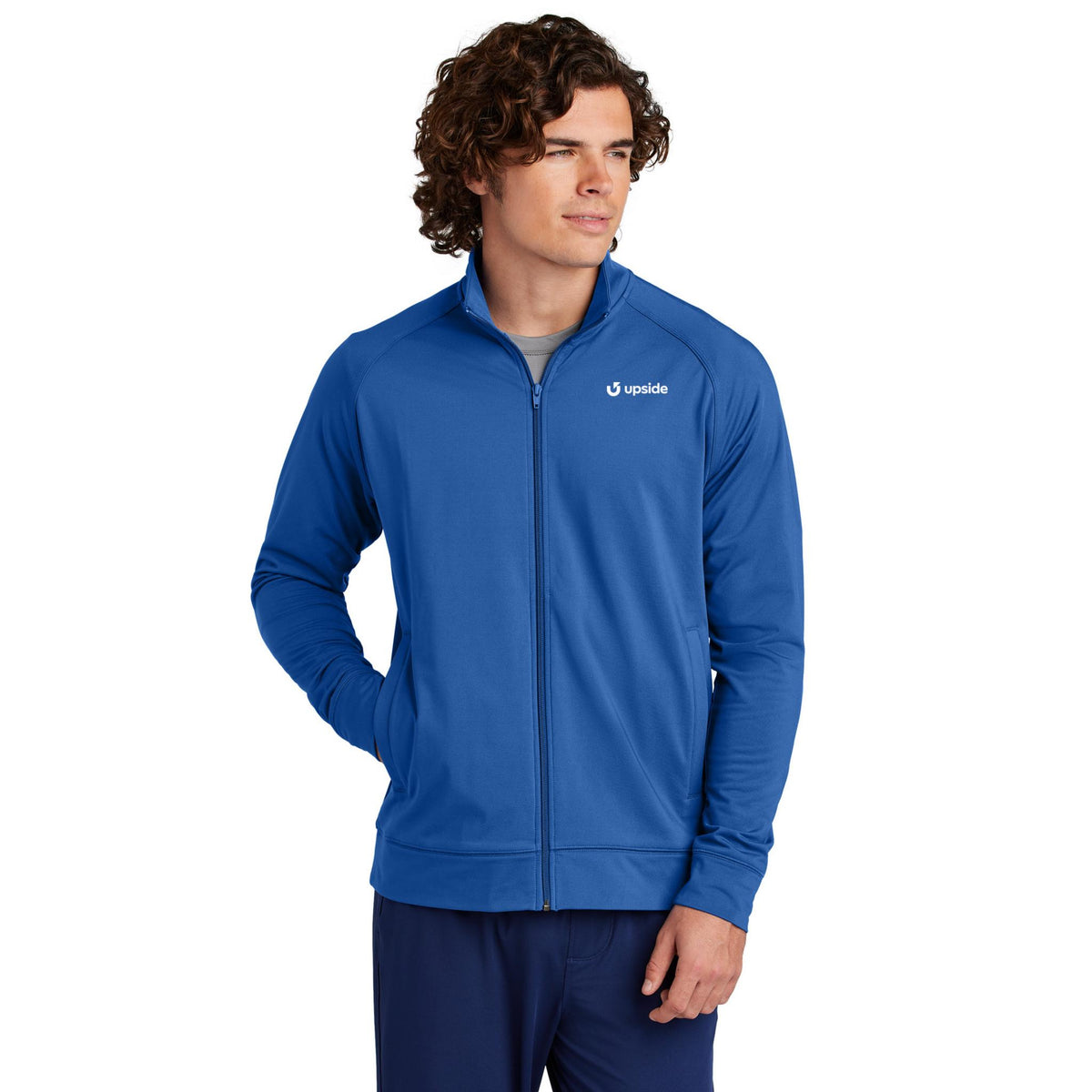 Sport-Tek® Sport-Wick® Stretch Full-Zip Cadet Jacket
