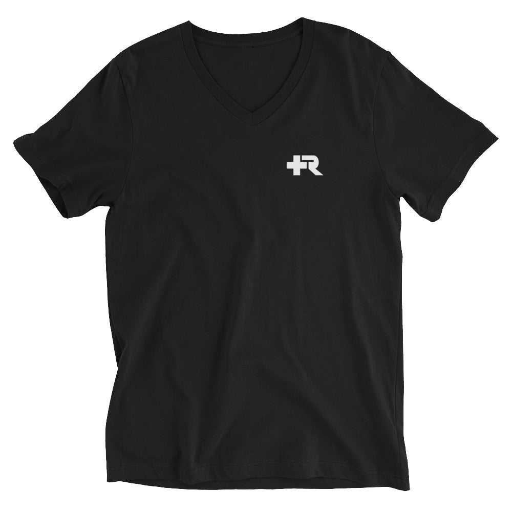 Unisex Short Sleeve V-Neck T-Shirt