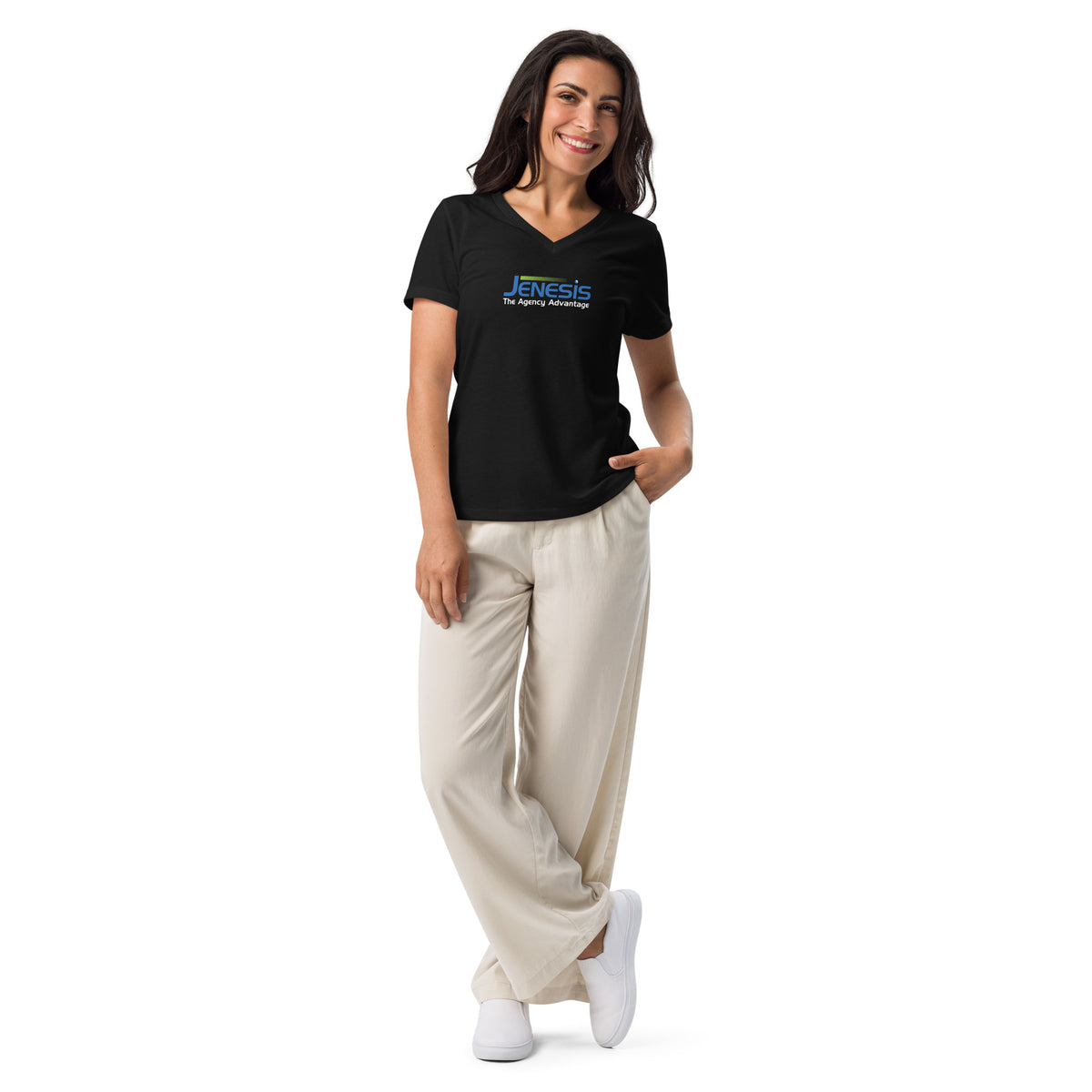 Jenesis Women's V-Neck