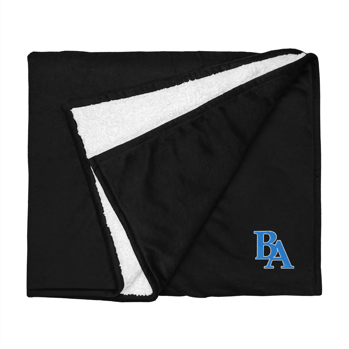 Embroidered Sherpa Blanket