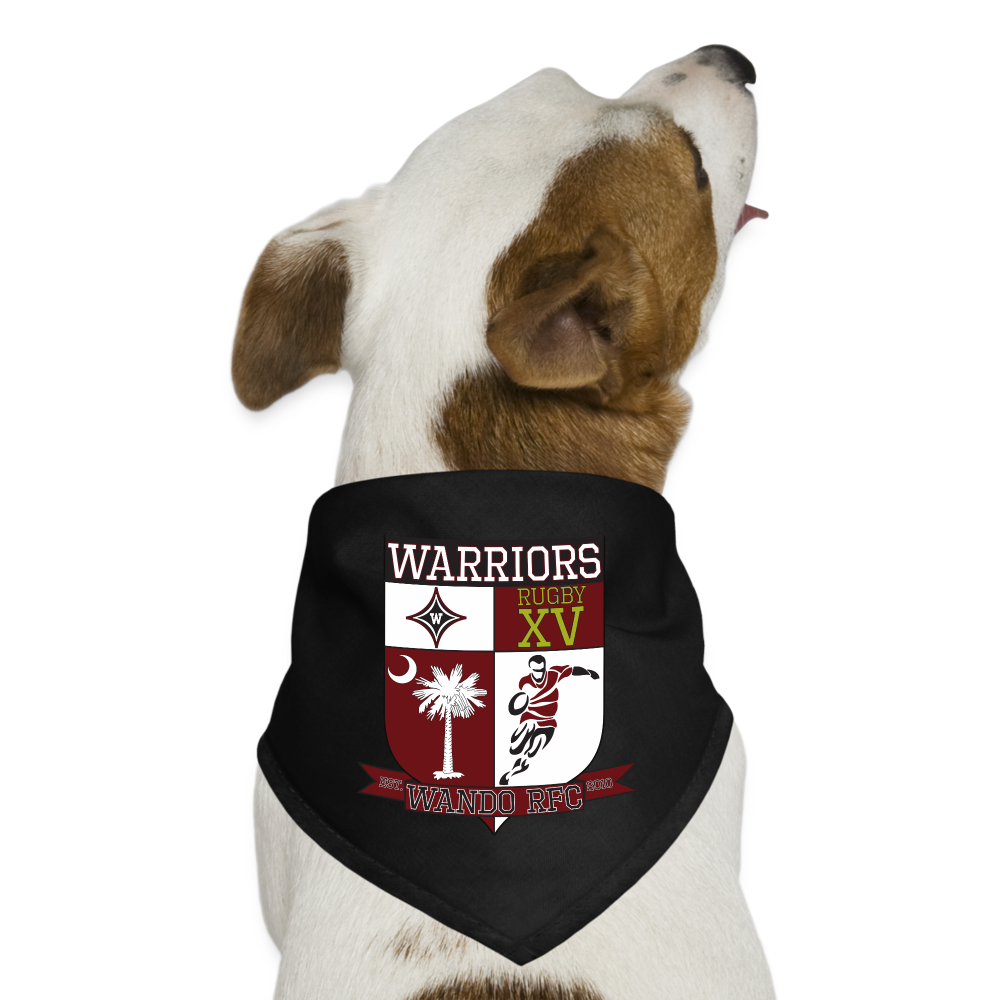 Warriors Dog Bandana - black