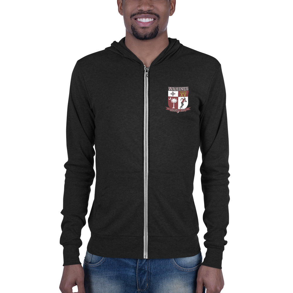 Wahines Men's Zip Hoodie