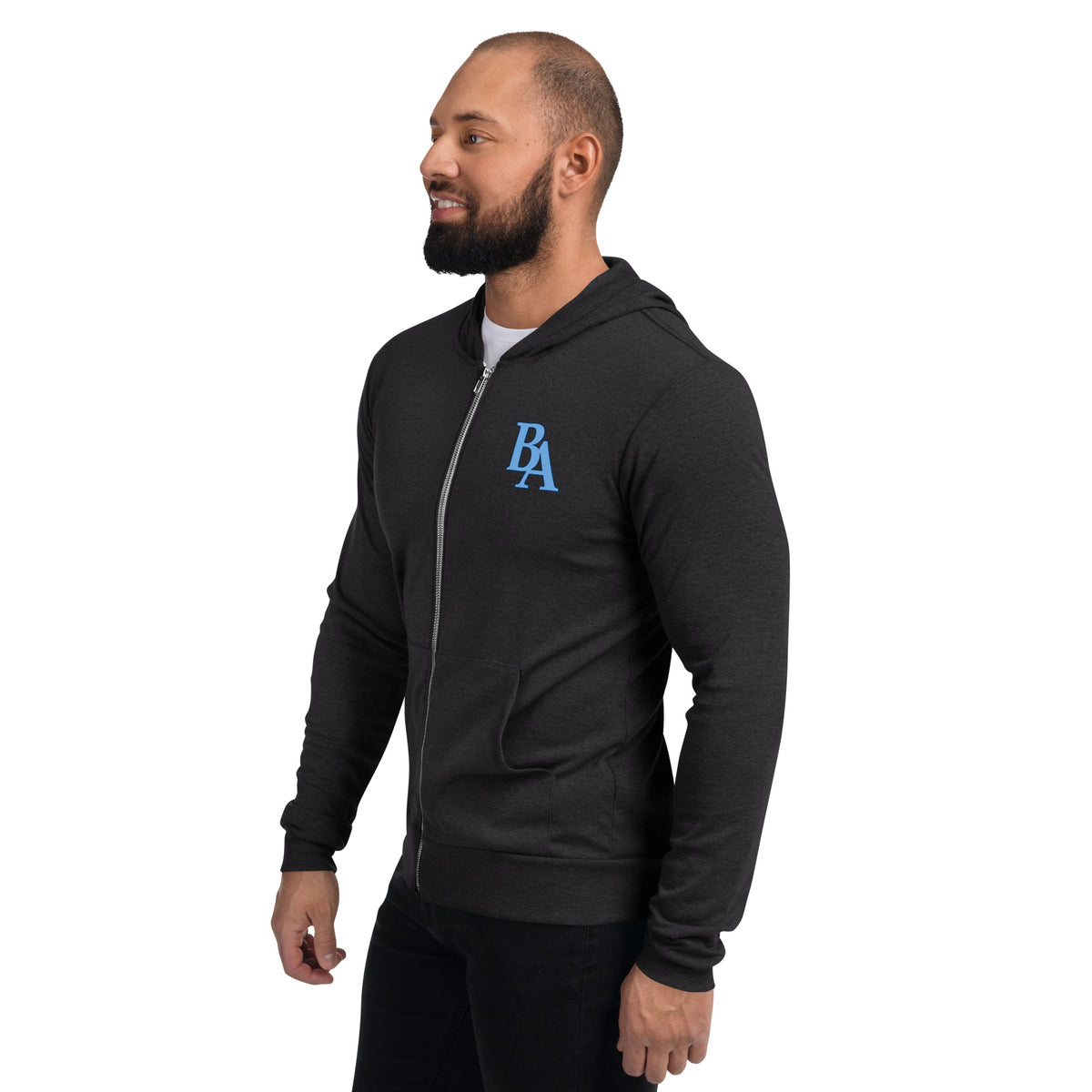Customizable Men's Zip Hoodie
