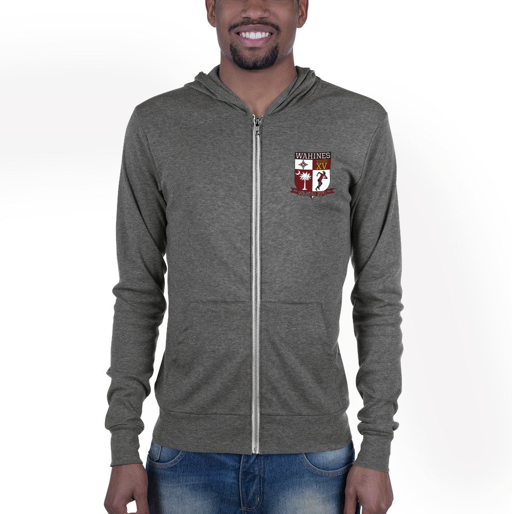 Wahines Men's Zip Hoodie