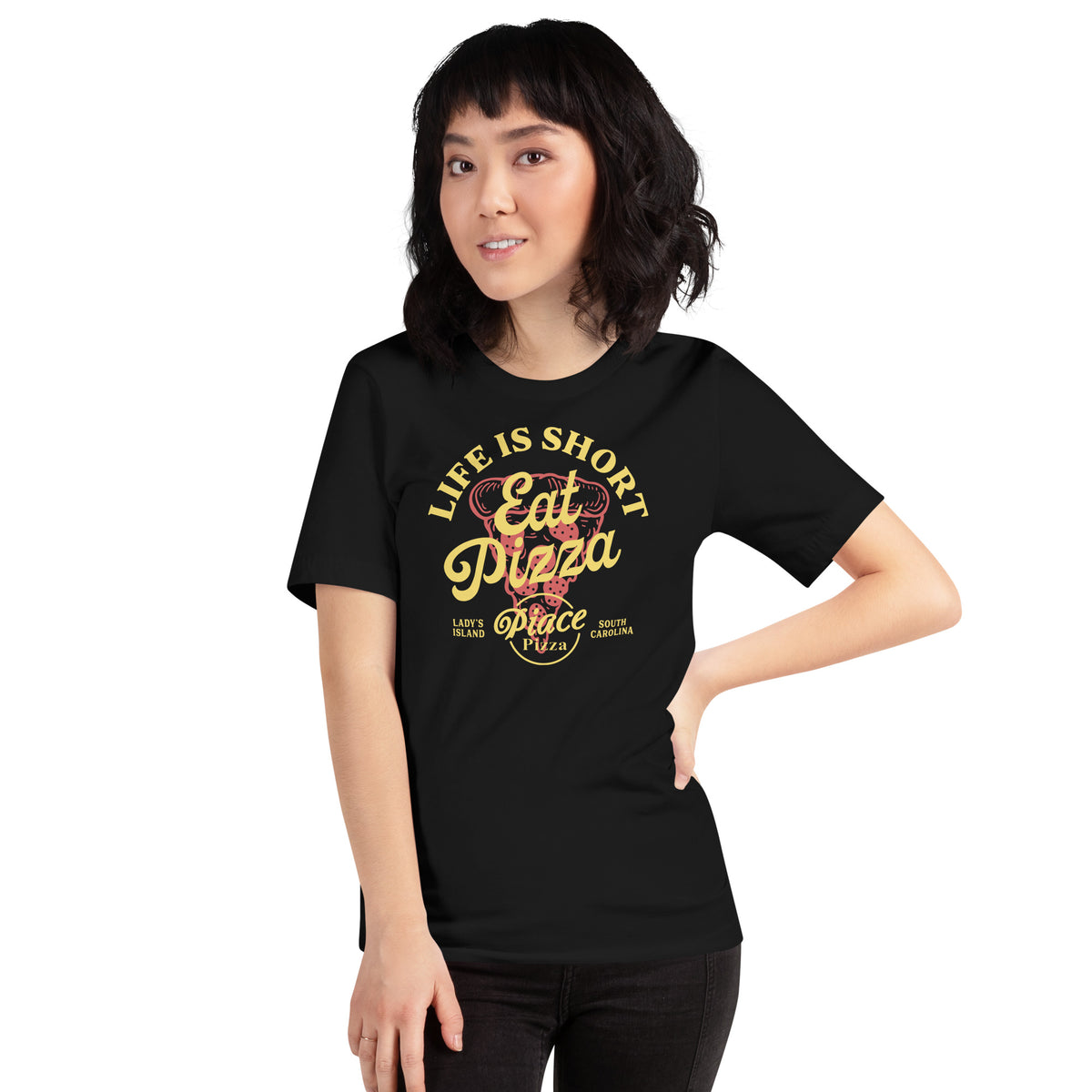 Piace "Life is Short" T-Shirt